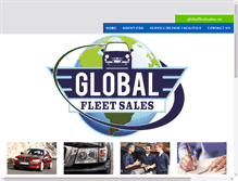 Tablet Screenshot of globalfleetsales.us